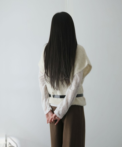 Ulysses(ユリシス)の「星柄シアーカットソー(Tシャツ/カットソー・レディース・ブラック/ホワイト・F)」の19枚目の写真