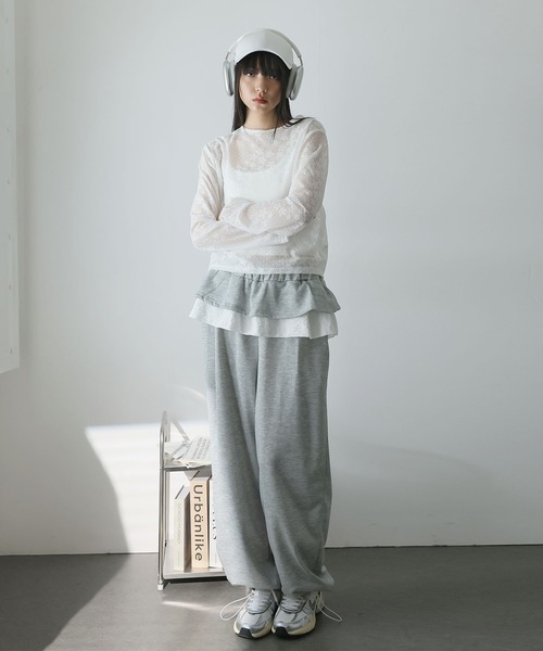 Ulysses(ユリシス)の「星柄シアーカットソー(Tシャツ/カットソー・レディース・ブラック/ホワイト・F)」の22枚目の写真