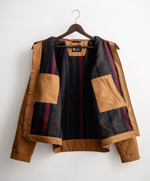 Carhartt（カーハート）の「Carhartt カーハート DUCK DETROIT JACKET  BLANKET LINED オーバーサイズ襟コーデュロイデトロイトジャケット（カバーオール・メンズ・ブラック/ブラウン・L/XL/M）」の21枚目の写真