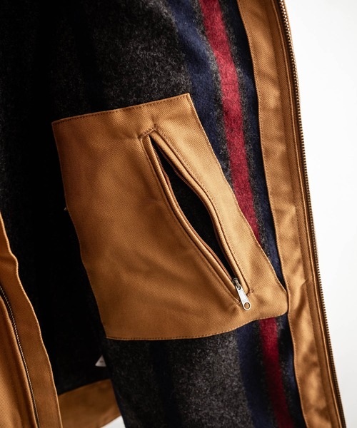 Carhartt カーハート DUCK DETROIT JACKET BLANKET LINED オーバー