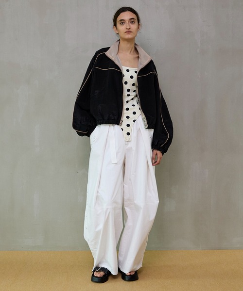 MAISON SPECIAL(メゾンスペシャル)の「【PRE-ORDER】Cup-in Dot Bodysuit/カップインドットボディースーツ(その他トップス・レディース・ホワイト/ベージュ/ブラック・FREE)」の14枚目の写真