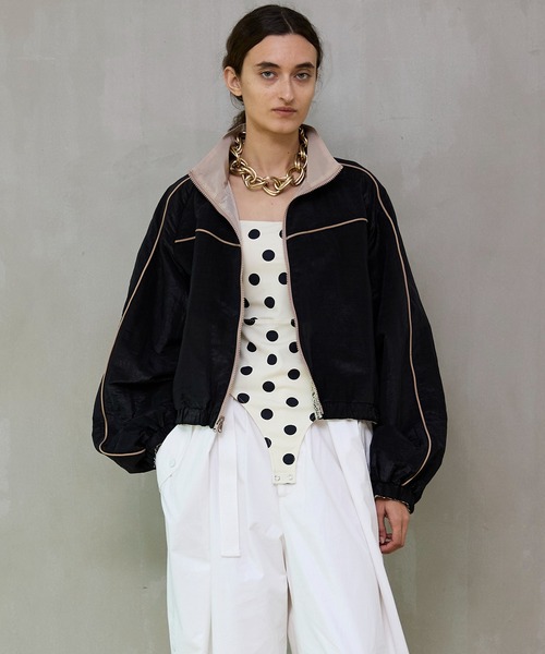 MAISON SPECIAL(メゾンスペシャル)の「【PRE-ORDER】Cup-in Dot Bodysuit/カップインドットボディースーツ(その他トップス・レディース・ホワイト/ベージュ/ブラック・FREE)」の15枚目の写真