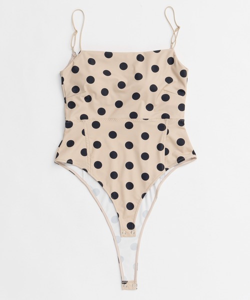 MAISON SPECIAL(メゾンスペシャル)の「【PRE-ORDER】Cup-in Dot Bodysuit/カップインドットボディースーツ(その他トップス・レディース・ホワイト/ベージュ/ブラック・FREE)」の19枚目の写真