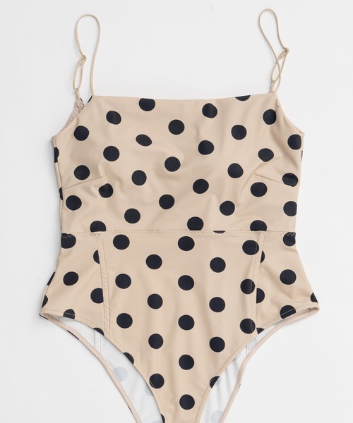 MAISON SPECIAL(メゾンスペシャル)の「【PRE-ORDER】Cup-in Dot Bodysuit/カップインドットボディースーツ(その他トップス・レディース・ホワイト/ベージュ/ブラック・FREE)」の21枚目の写真