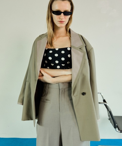 MAISON SPECIAL(メゾンスペシャル)の「【PRE-ORDER】Cup-in Dot Bodysuit/カップインドットボディースーツ(その他トップス・レディース・ホワイト/ベージュ/ブラック・FREE)」の8枚目の写真