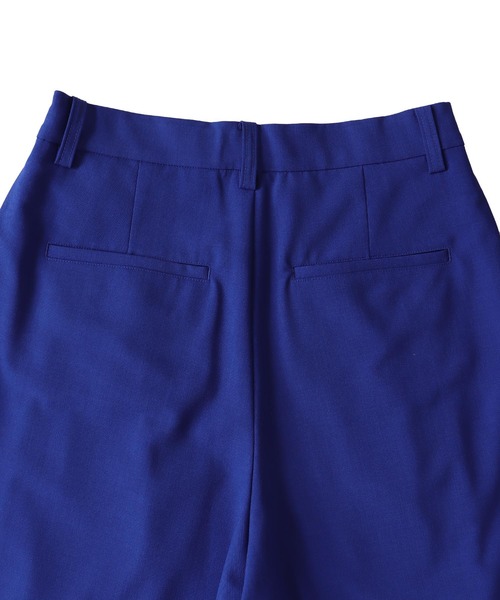 DRESSLAVE（ドレスレイブ）の「side volume tuck pants(サイドボリュームタックパンツ)（その他パンツ・レディース・ホワイト/ブルー・36/38）」の4枚目の写真