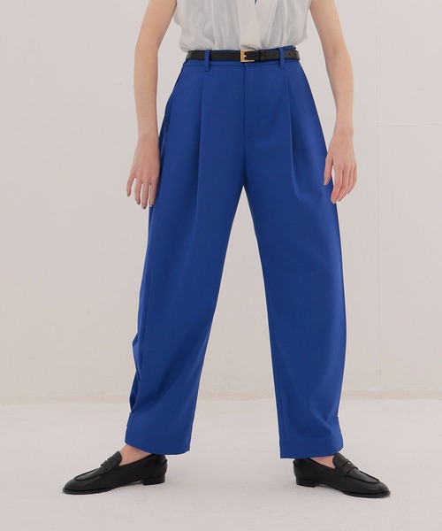 DRESSLAVE（ドレスレイブ）の「side volume tuck pants(サイドボリュームタックパンツ)（その他パンツ・レディース・ホワイト/ブルー・36/38）」の17枚目の写真