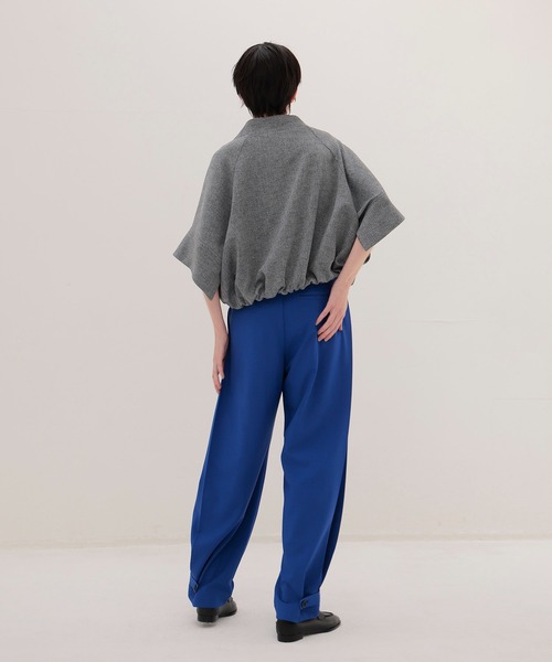 DRESSLAVE（ドレスレイブ）の「side volume tuck pants(サイドボリュームタックパンツ)（その他パンツ・レディース・ホワイト/ブルー・36/38）」の11枚目の写真