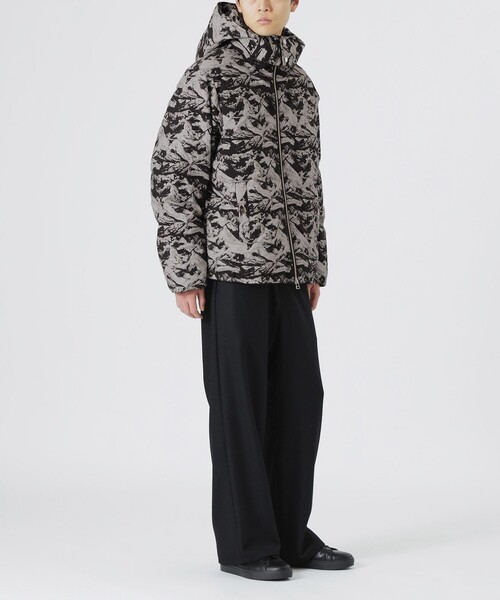 LOVELESS（ラブレス）の「ジャカードフーディーダウン（ダウンジャケット/コート・メンズ・チャコールグレー・L/M）」の4枚目の写真