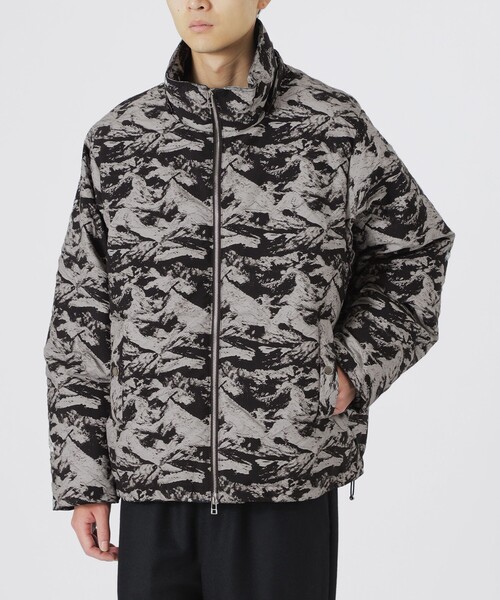 LOVELESS（ラブレス）の「ジャカードフーディーダウン（ダウンジャケット/コート・メンズ・チャコールグレー・L/M）」の8枚目の写真