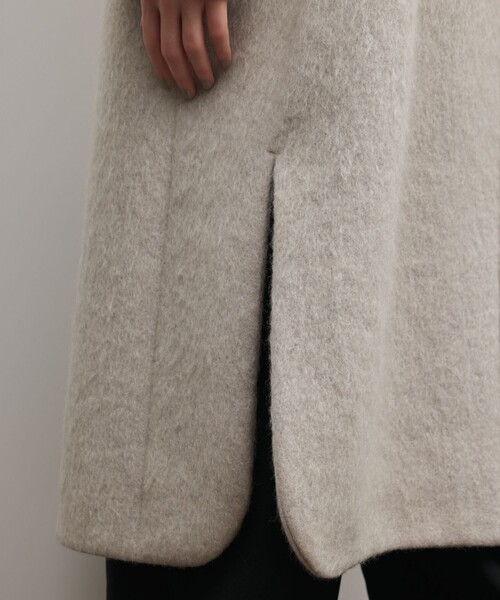 GRACE CONTINENTAL（グレースコンチネンタル）の「シャギードルマンコート（その他アウター・レディース・グレー/ブラック・36）」の14枚目の写真