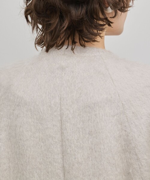 GRACE CONTINENTAL（グレースコンチネンタル）の「シャギードルマンコート（その他アウター・レディース・グレー/ブラック・36）」の15枚目の写真