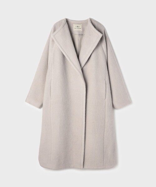 GRACE CONTINENTAL（グレースコンチネンタル）の「シャギードルマンコート（その他アウター・レディース・グレー/ブラック・36）」の16枚目の写真