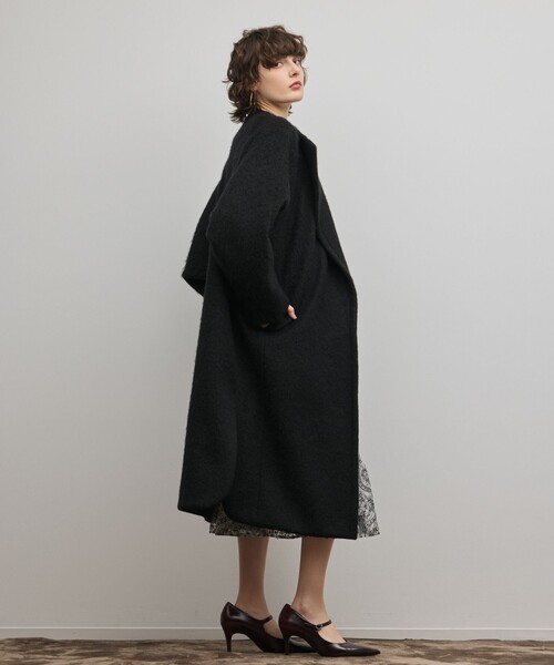 GRACE CONTINENTAL（グレースコンチネンタル）の「シャギードルマンコート（その他アウター・レディース・グレー/ブラック・36）」の19枚目の写真