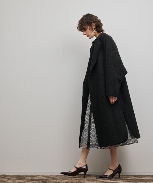 GRACE CONTINENTAL（グレースコンチネンタル）の「シャギードルマンコート（その他アウター・レディース・グレー/ブラック・36）」の21枚目の写真