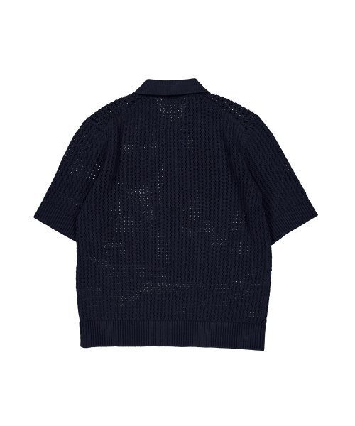 DGRE(ディグレ)の「ロープ半袖コットンニットネイビー(ニット/セーター・メンズ・その他・MEDIUM/LARGE/X-LARGE)」の3枚目の写真