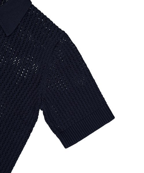 DGRE(ディグレ)の「ロープ半袖コットンニットネイビー(ニット/セーター・メンズ・その他・MEDIUM/LARGE/X-LARGE)」の6枚目の写真