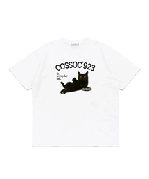 COSSOC 923 Cat Half T-Shirt (WHITE)