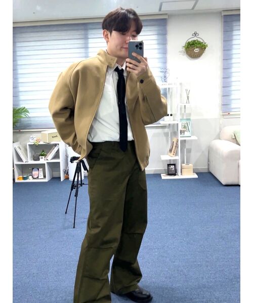 ROTEMBER（ローテンバー）の「フラップツイルヘリンボンジャケット [ベージュ]（ブルゾン・メンズ・その他・MEDIUM/LARGE/X-LARGE）」の8枚目の写真