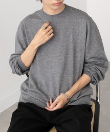 【MAISON CLUB】Super High Gauge Mock Neck Knit / スーパーハイゲージモックネックニット セーター