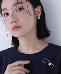 NATURAL BEAUTY BASIC（ナチュラルビューティーベーシック）の「◇ツイストパールブローチ（ブローチ/コサージュ）」