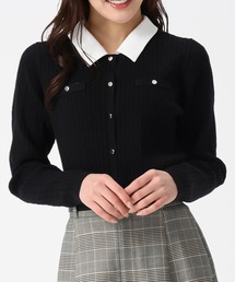 31 Sons de mode | 2025秋冬新作 襟付きケーブルカーディガン(カーディガン/ボレロ)