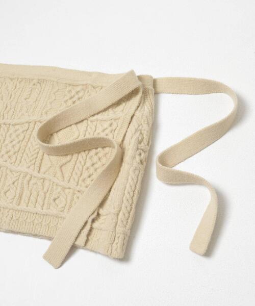 KBF（ケイビーエフ）の「MIXケーブルラップスカート（スカート・レディース・ブラウン/ベージュ/グレー・ONE）」の19枚目の写真