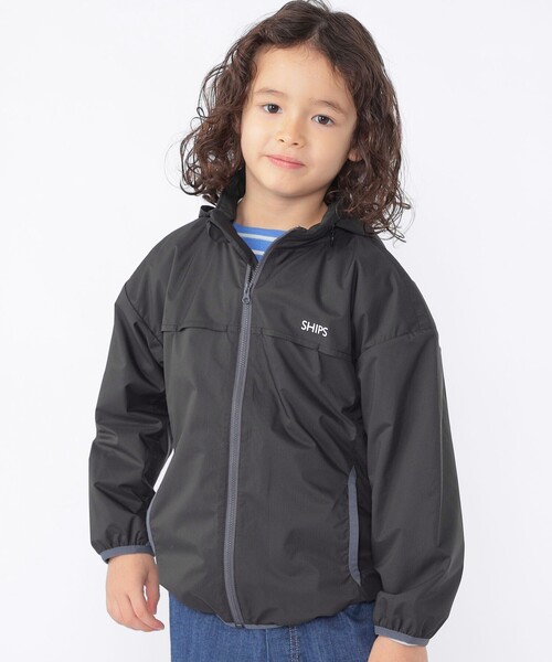 SHIPS（シップス）の「SHIPS KIDS:100～130cm /〈撥水/洗濯機可能〉ジップアップ パーカ（パーカー・キッズ・ブラック/ネイビー・100/110/120/130）」の3枚目の写真