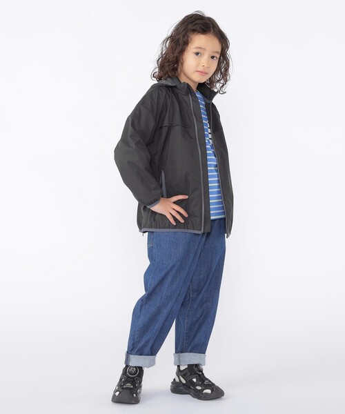 SHIPS（シップス）の「SHIPS KIDS:100～130cm /〈撥水/洗濯機可能〉ジップアップ パーカ（パーカー・キッズ・ブラック/ネイビー・100/110/120/130）」の5枚目の写真