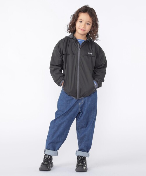 SHIPS（シップス）の「SHIPS KIDS:100～130cm /〈撥水/洗濯機可能〉ジップアップ パーカ（パーカー・キッズ・ブラック/ネイビー・100/110/120/130）」の8枚目の写真