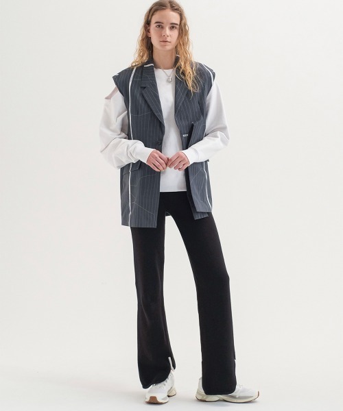 soduk スドーク ベスト セール】kudos for soduk 'open slit vest'（ベスト）｜soduk