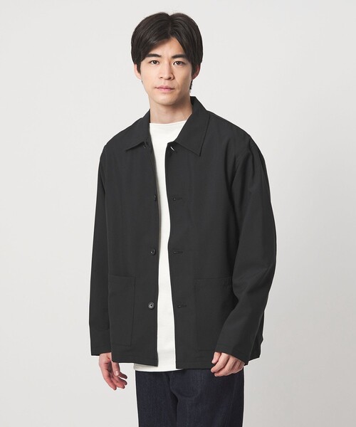 green label relaxing（グリーンレーベルリラクシング）の「【WEB限定】ドライポリエステル カバーオール -吸水速乾-（カバーオール・メンズ・グレー系/ブラック/ダークブラウン/オリーブ・L/M/XL/XS/S）」の2枚目の写真