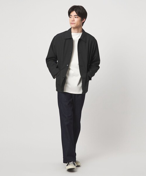 green label relaxing（グリーンレーベルリラクシング）の「【WEB限定】ドライポリエステル カバーオール -吸水速乾-（カバーオール・メンズ・グレー系/ブラック/ダークブラウン/オリーブ・L/M/XL/XS/S）」の22枚目の写真