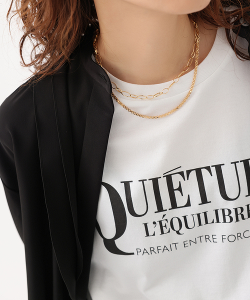 HARDY NOIR(アルディーノアール)の「QUIETUDEプリントロンTEE(Tシャツ/カットソー・レディース・ホワイト・FREE)」の13枚目の写真