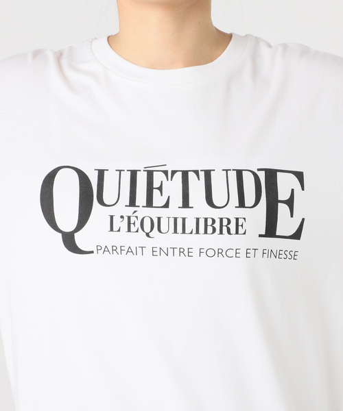 HARDY NOIR(アルディーノアール)の「QUIETUDEプリントロンTEE(Tシャツ/カットソー・レディース・ホワイト・FREE)」の4枚目の写真