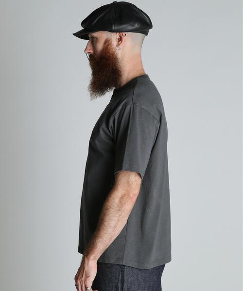 Schott（ショット）の「Schott/ショット/FINEST QUALITY BUILT TOUGH EMB. HENLEY T-SHIRT/刺繍 ヘンリー Tシャツ（Tシャツ/カットソー・メンズ・チャコールグレー/ホワイト/ネイビー・2XL/XL/L/M）」の13枚目の写真