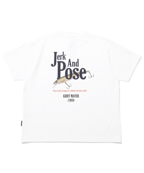 KRIFF MAYER(クリフメイヤー)の「【接触冷感】DRY TOUCH 冷感T(フィッシング)(Tシャツ/カットソー・メンズ・ネイビー/ブラック/オフホワイト/ライム・LARGE/MEDIUM/X-LARGE)」の2枚目の写真