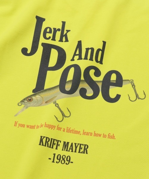 KRIFF MAYER(クリフメイヤー)の「【接触冷感】DRY TOUCH 冷感T(フィッシング)(Tシャツ/カットソー・メンズ・ネイビー/ブラック/オフホワイト/ライム・LARGE/MEDIUM/X-LARGE)」の16枚目の写真