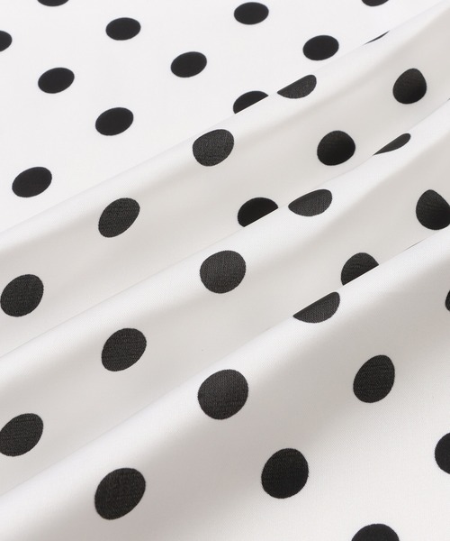 VIS（ビス）の「ドット柄スカーフ 70×70cm（バンダナ/スカーフ・レディース・ホワイト系その他/ブラック系その他・FREE）」の12枚目の写真