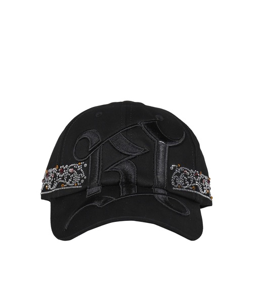 NUBIAN(ヌビアン)の「RHINESTONE TIARA CAP(キャップ・メンズ・ダークグレー・OS)」の2枚目の写真