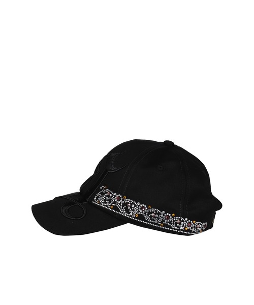NUBIAN(ヌビアン)の「RHINESTONE TIARA CAP(キャップ・メンズ・ダークグレー・OS)」の4枚目の写真