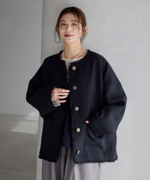 studio CLIP｜スタディオクリップのノーカラージャケット通販 - ZOZOTOWN