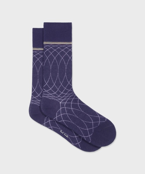 Paul Smith(ポールスミス)の「“Albemarle” ソックス【160612 DR】(ソックス/靴下・メンズ・ネイビー/ダークブラウン/ダークパープル/ブラック・25-27)」の4枚目の写真