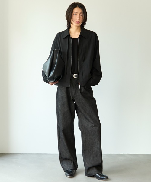 SINSS(シンス)の「Curve shoulder bag / カーブショルダーバッグ(ショルダーバッグ・メンズ・ブラウン/ブラック・FREE)」の7枚目の写真