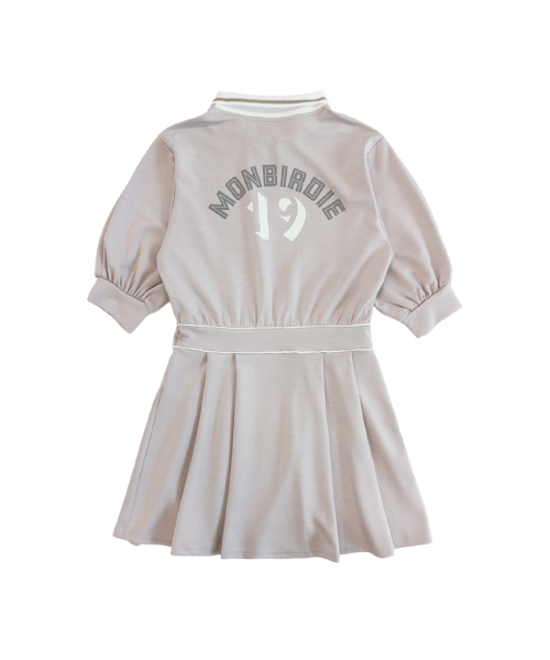 MONBIRDIE GOLF（モンバーディーゴルフ）の「ボリュームスリーブゴルフワンピース ベージュ（ワンピース・レディース・ベージュ・S/M）」の3枚目の写真