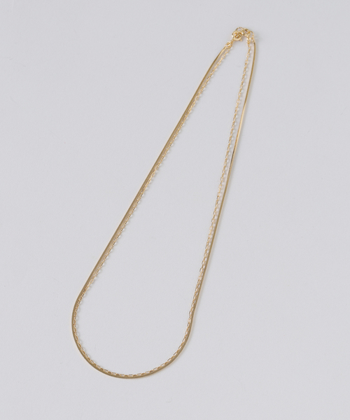 MARIHA(マリハ)の「MARIHA/マリハ Silent Rain ネックレス2連 40cm(ネックレス・レディース・ゴールド・FREE)」の4枚目の写真