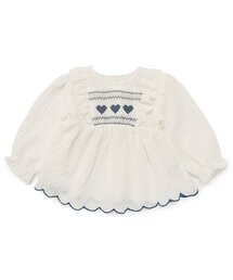 Seraph | ハートスモッキングチュニックブラウス_ジュニア対応(シャツ/ブラウス)