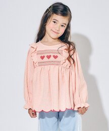 Seraph | ハートスモッキングチュニックブラウス_ジュニア対応(シャツ/ブラウス)