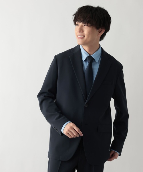 GLOBAL WORK（グローバルワーク）の「アーバンジャケット/Wクロス/612411（テーラードジャケット・メンズ・ブラック/ネイビー/チャコールグレー/グレイッシュベージュ・LARGE/MEDIUM/SMALL/X-LARGE）」の4枚目の写真