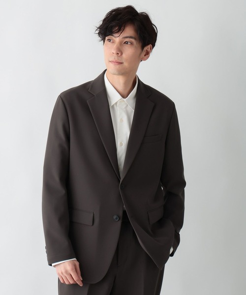 GLOBAL WORK（グローバルワーク）の「アーバンジャケット/Wクロス/612411（テーラードジャケット・メンズ・ブラック/ネイビー/チャコールグレー/グレイッシュベージュ・LARGE/MEDIUM/SMALL/X-LARGE）」の18枚目の写真